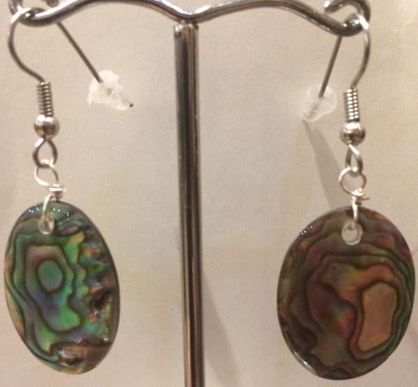 Earrings Abalone Ovals