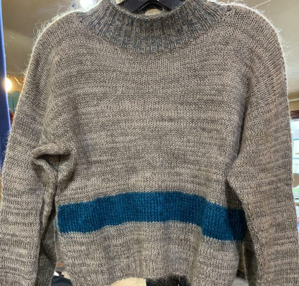 Sweater Mohair With Stripe
