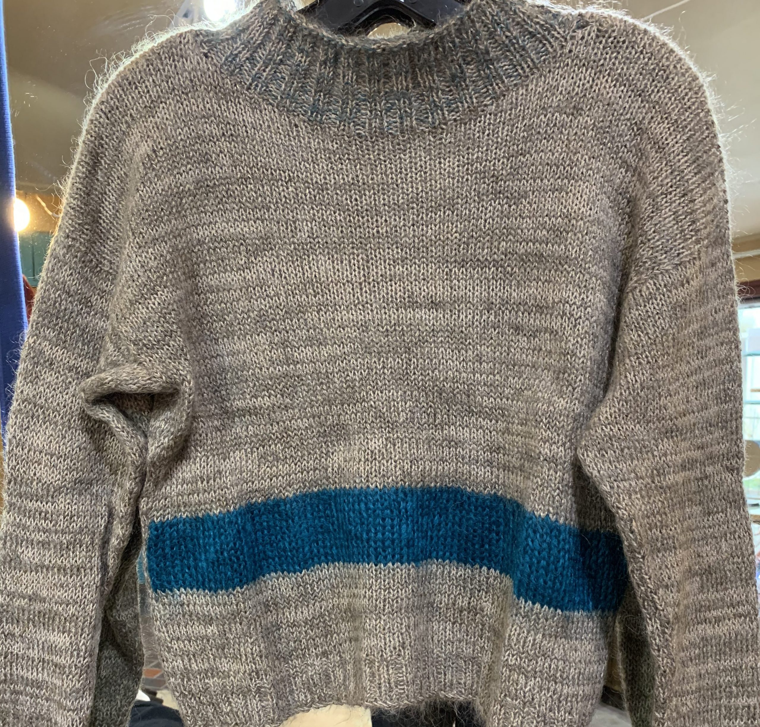 Sweater Mohair With Stripe - DC Knits