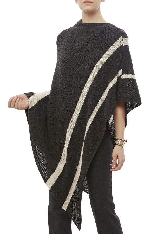 Poncho Striped Cashmere - Image 3