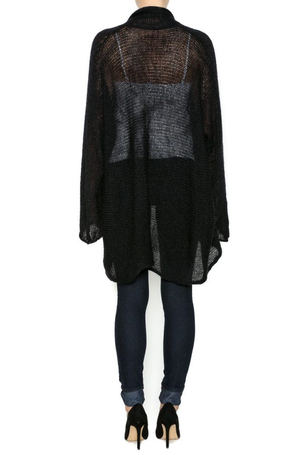 Coat Open Front Mohair Solids - Image 3
