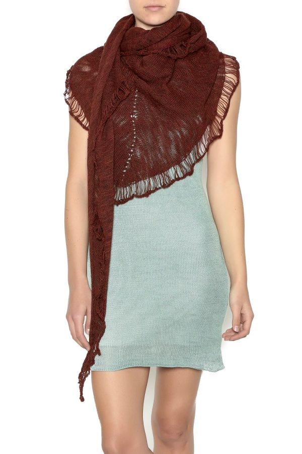 Shawl Fringed Solid - Image 2