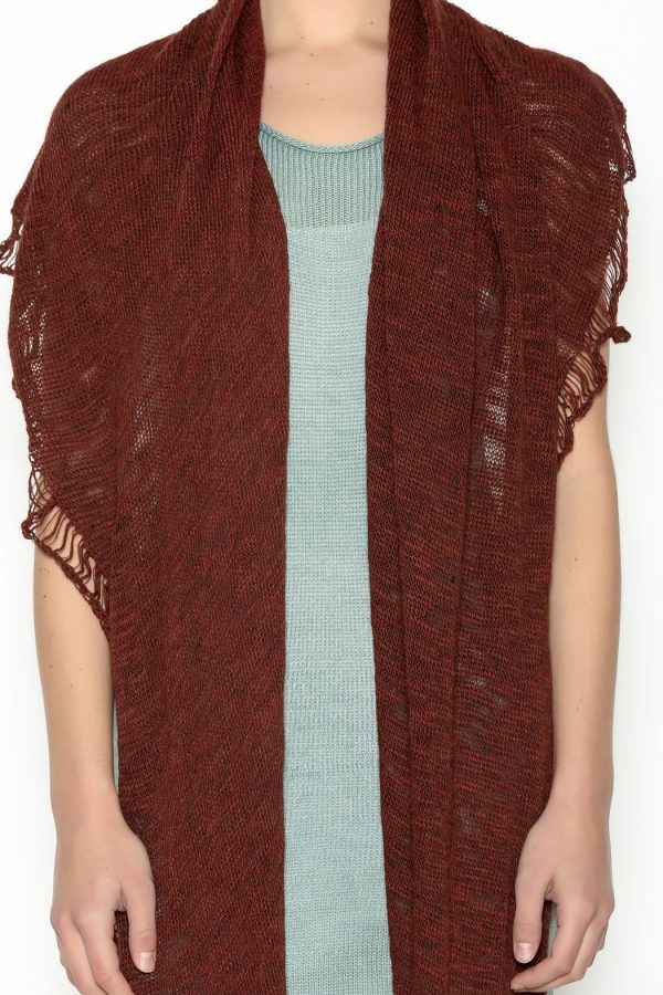Shawl Fringed Solid