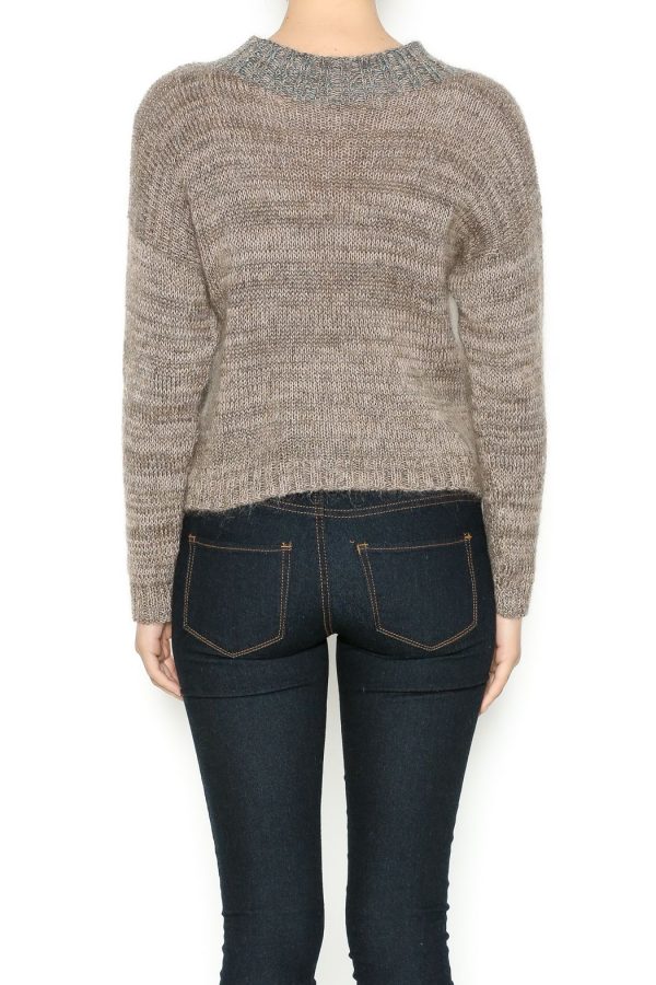 Sweater Mohair With Stripe - Image 2