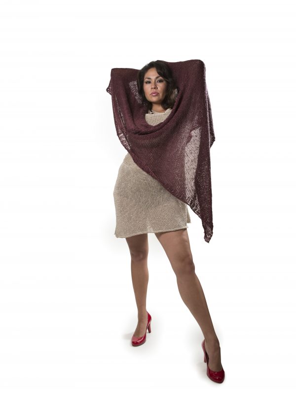 Ruana Rayon Lustre Solid