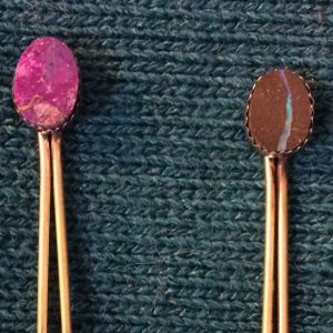 Sticks for Shawl Pins Opal & Mojave Turquoise