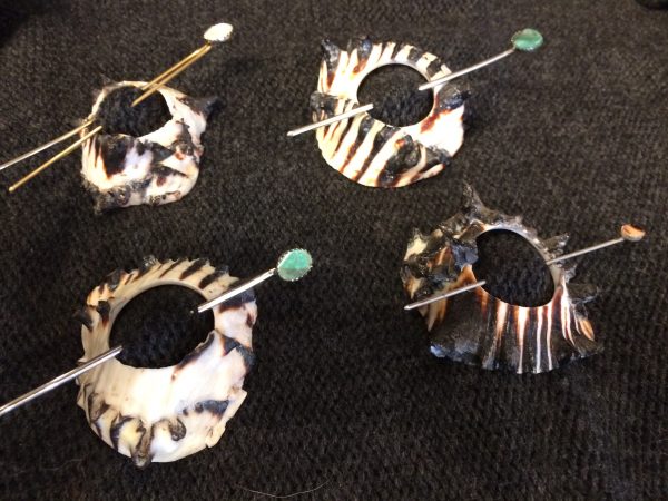 Shawl Pin Horned Shells - Image 4