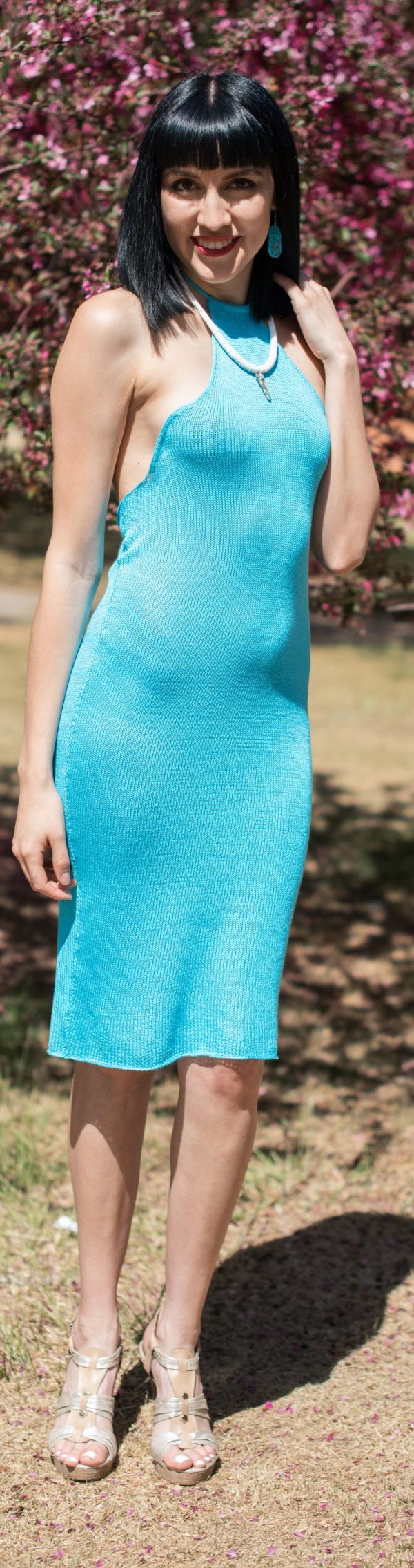 Dress Bamboo Halter Neck