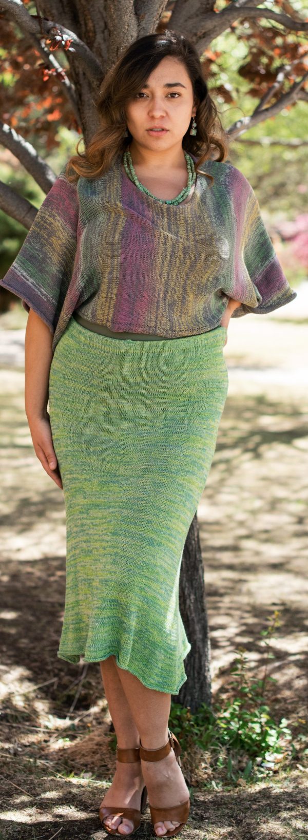 Sweater Cotton Blend Bell Sleeves