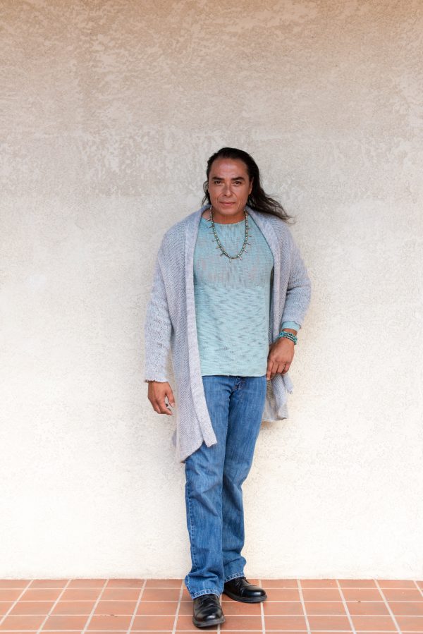 Coat Open Front Mohair Variegated