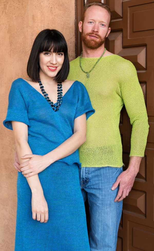 Sweater V-Neck Linen Mix - Image 2