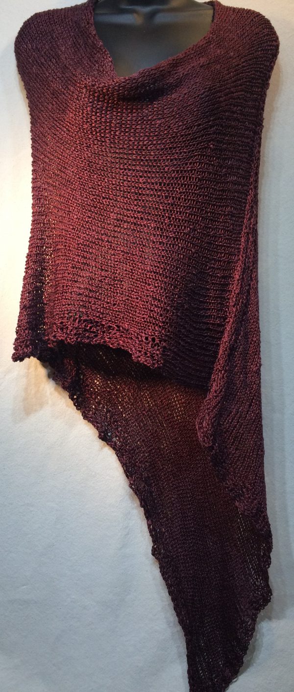 DC KNITS Chameleon Wrap Rayon Lustre Plum