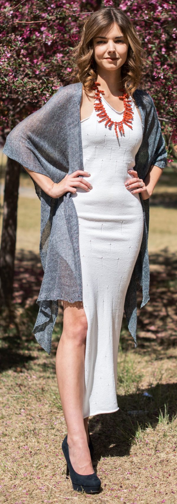 Dress Bamboo Metallic Patterned