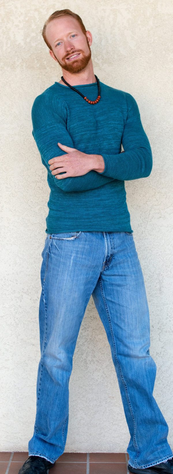 Sweater Marled Cotton Mix