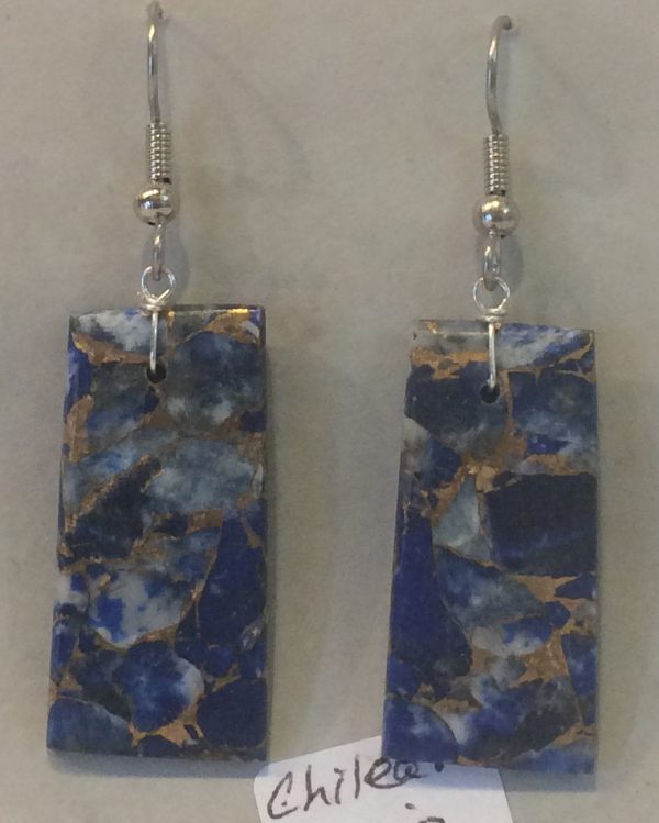 Earrings Lapis