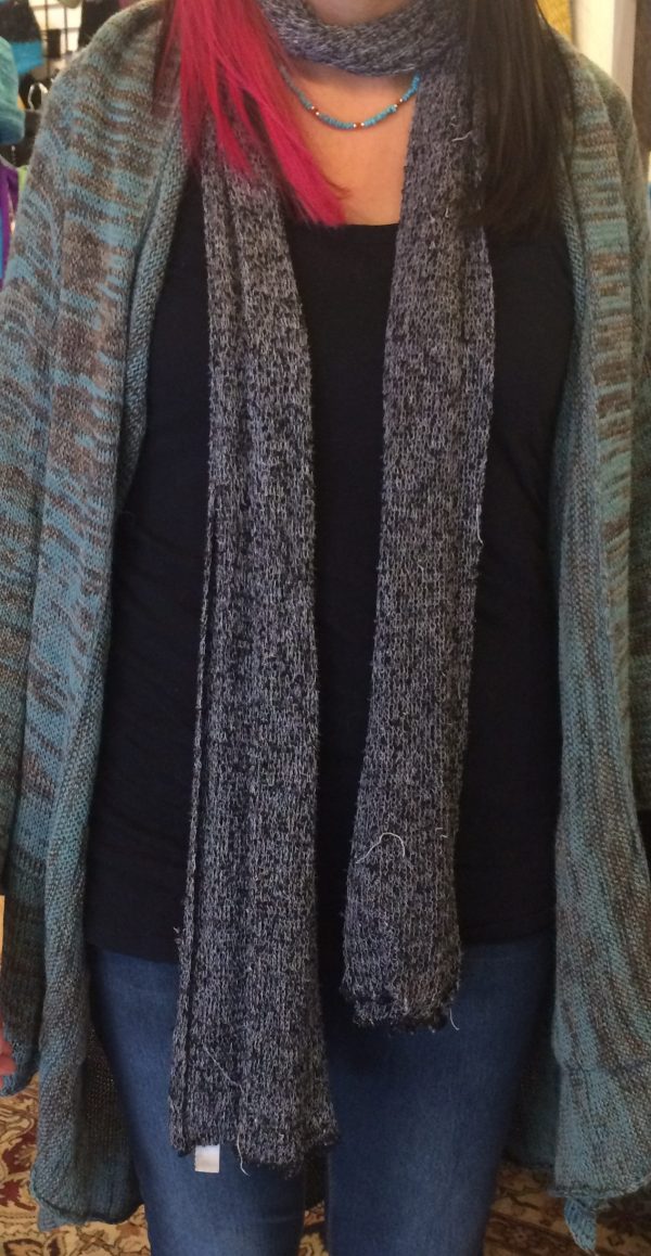 Coat Open Front Alpaca/Silk Sheen