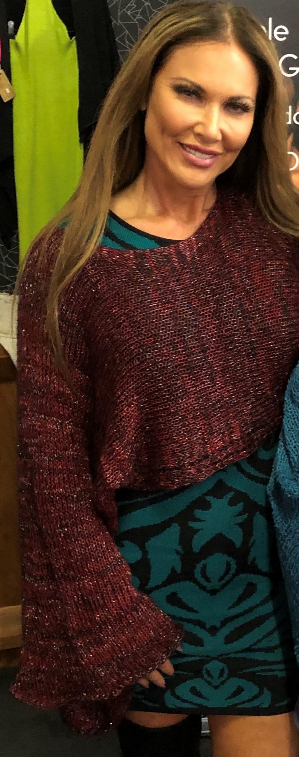 Sweater Mohair Metallic Blends