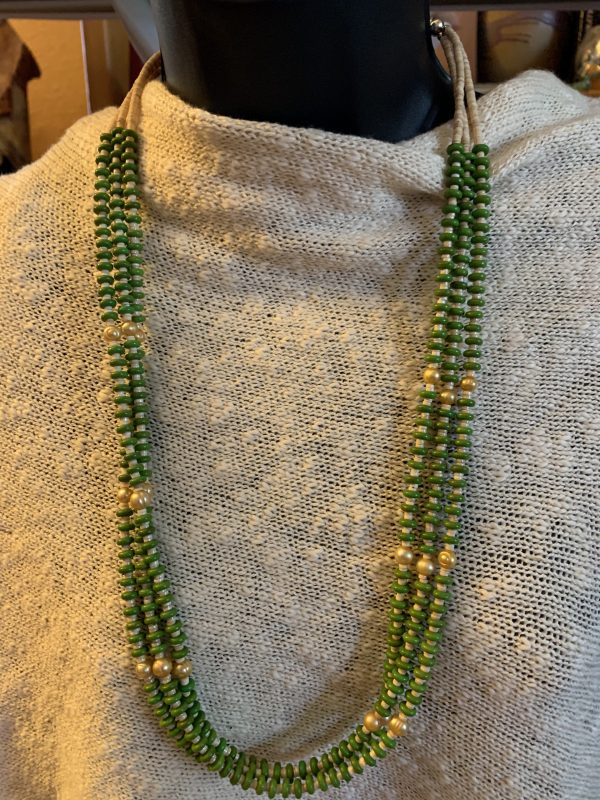 Necklace Turquoise and Pearl - Image 2