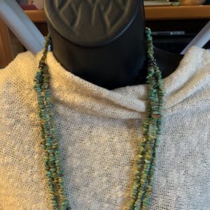 Necklace Three Strand Gaspeite