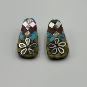 Earrings Inlaid Medium