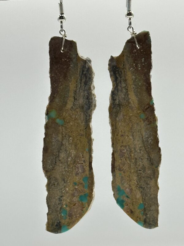Earrings Boulder Turquoise Large Slabs
