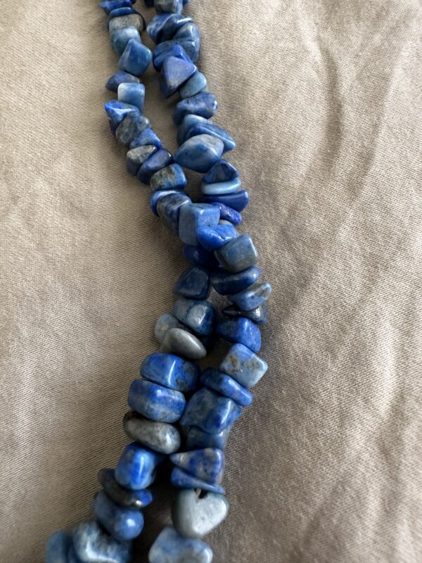 Necklace Two Strand Lapis - Image 2