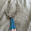 Necklace Three Strand Buffalo Turquoise With Joclas