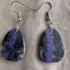 Earrings Charoite Slabs - Image 2