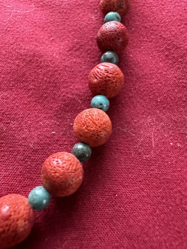 Necklace Coral & Turquoise - Image 3