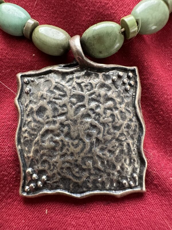 Necklace Turquoise with Silver Pendant - Image 2