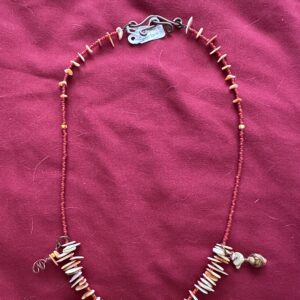 Necklace Shells & Rosebuds