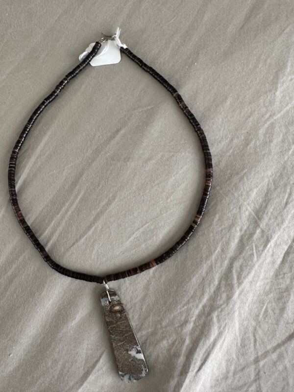 Necklace with Natural Boulder Opal Pendant