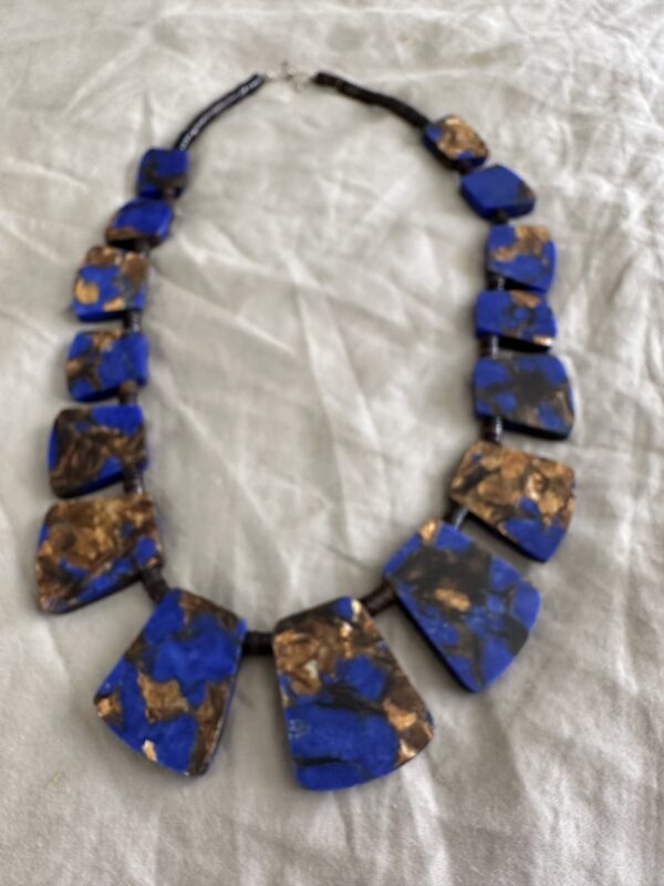 Necklace Lapis Bronzite