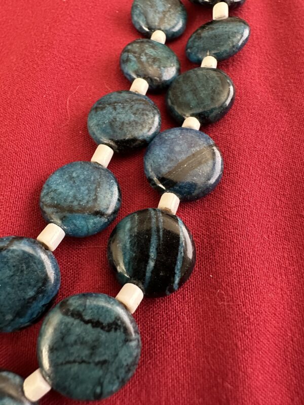 Necklace Two Strand Lapis Lazuli - Image 2
