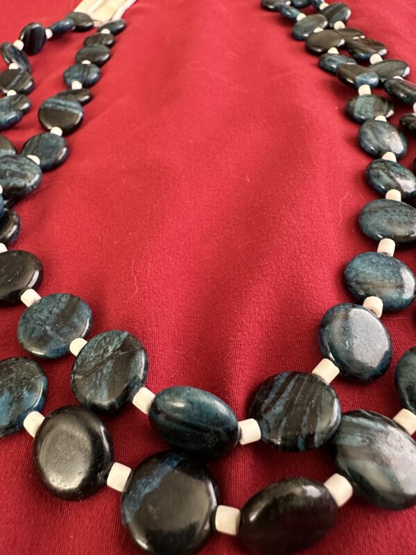 Necklace Two Strand Lapis Lazuli - Image 3