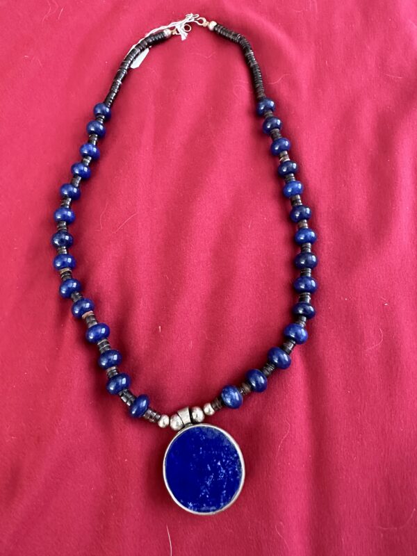 Necklace Lapis With Pendant