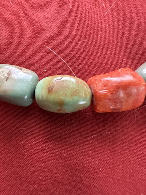 Necklace Kingman Turquoise Coral - Image 3
