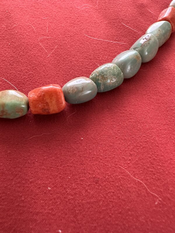 Necklace Kingman Turquoise Coral - Image 2