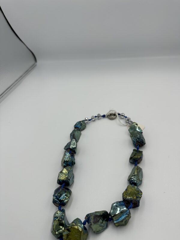 Necklace Raw Titanium Agate Quartz - Image 2