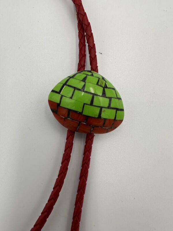 Bolo Tie Coral & Gaspeit - Image 2