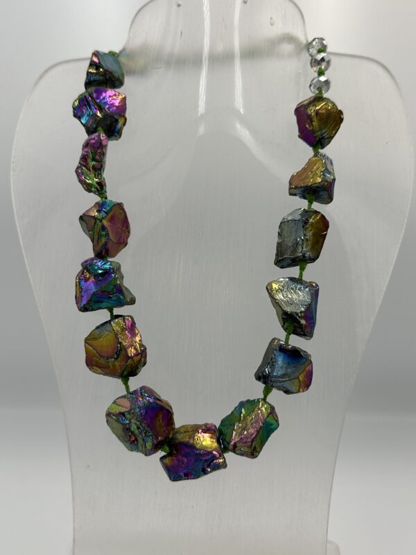 Necklace Chunky Agate Quartz - Image 3
