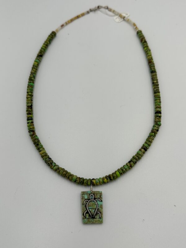 Necklace Mojave Turquoise Turtle Pendant