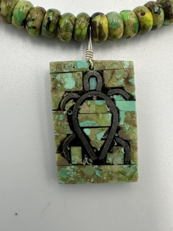 Necklace Mojave Turquoise Turtle Pendant - Image 2