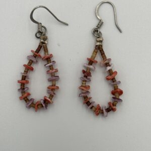 Earrings Spiney Oyster Hoops