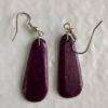 Earrings Sugilite Slabs