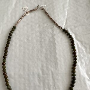 Necklace Kingman Olive Turquoise