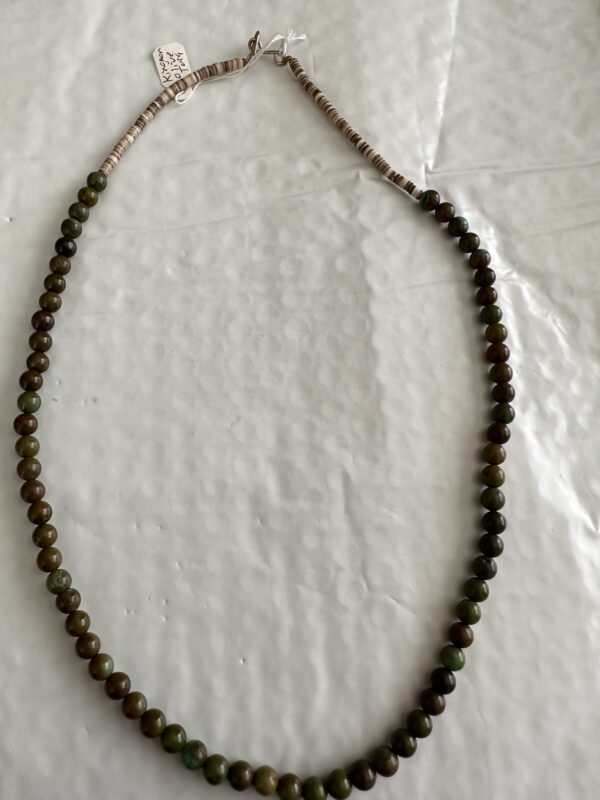 Necklace Kingman Olive Turquoise
