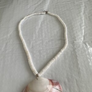 Necklace Hieshi with Golden Pearl with Turquoise