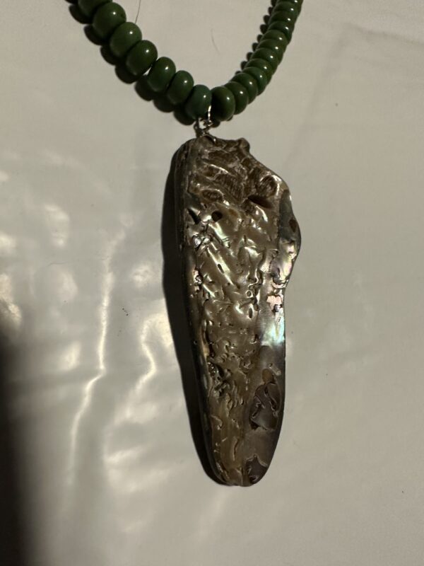 Necklace Kingman Turquoise Abalone Pendant - Image 2