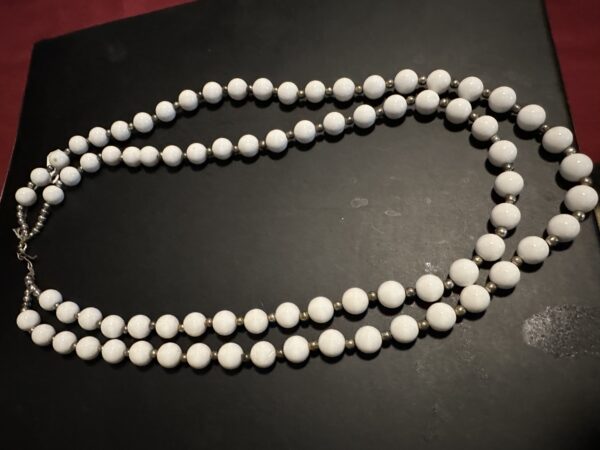 Necklace Two Strand Clam Beads